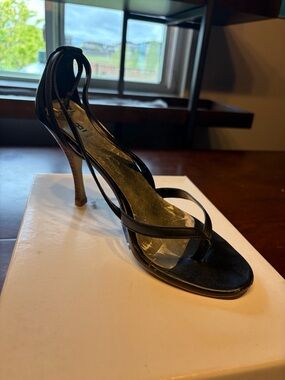 Bakers Nila Black Strappy High Heel Sandals